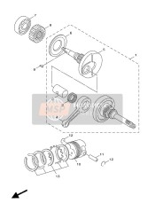 5STE16511100, Pleuelstange, Yamaha, 2